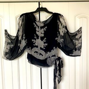 Flowing White House Black Market top